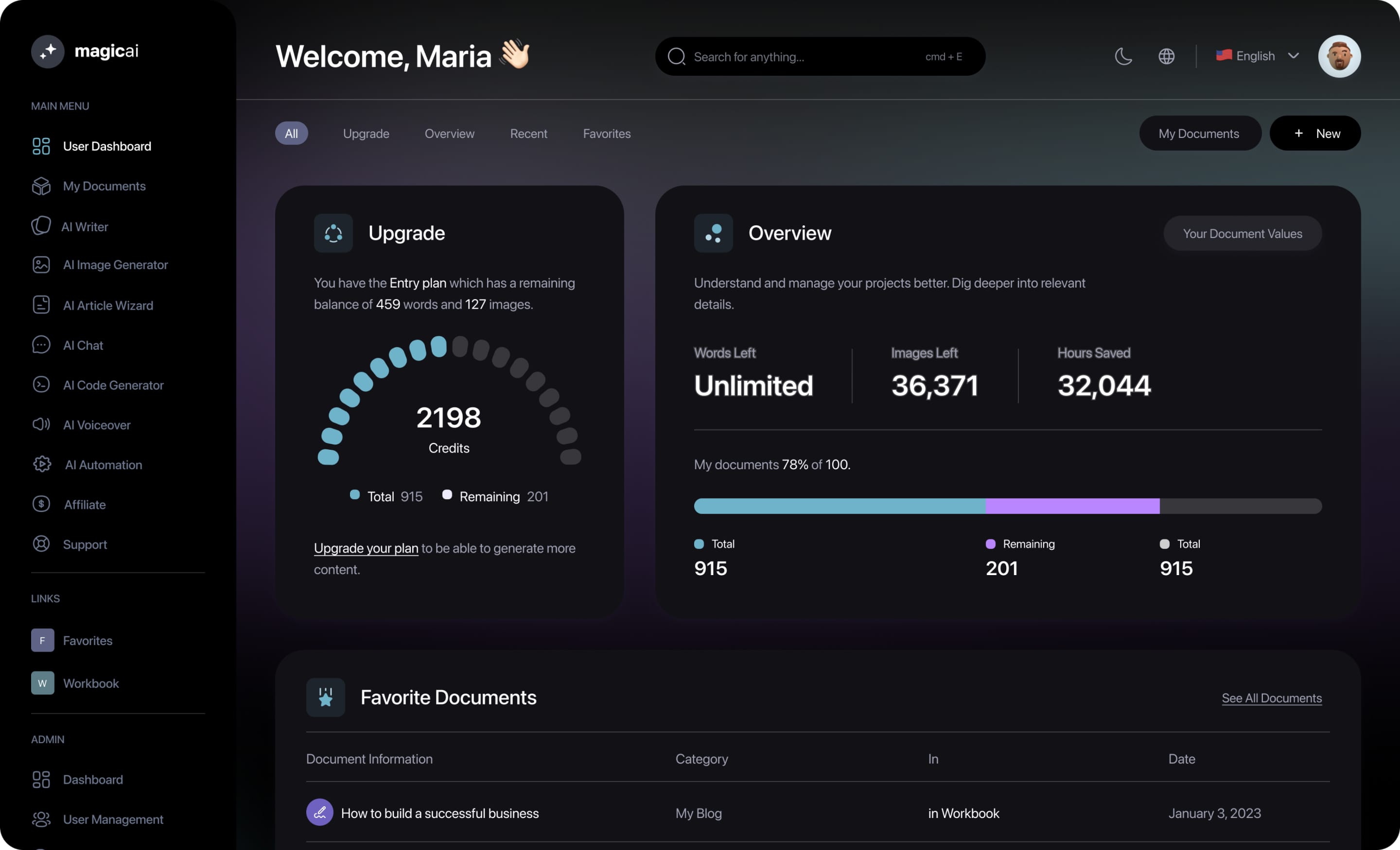 Image of Agentool dashboard